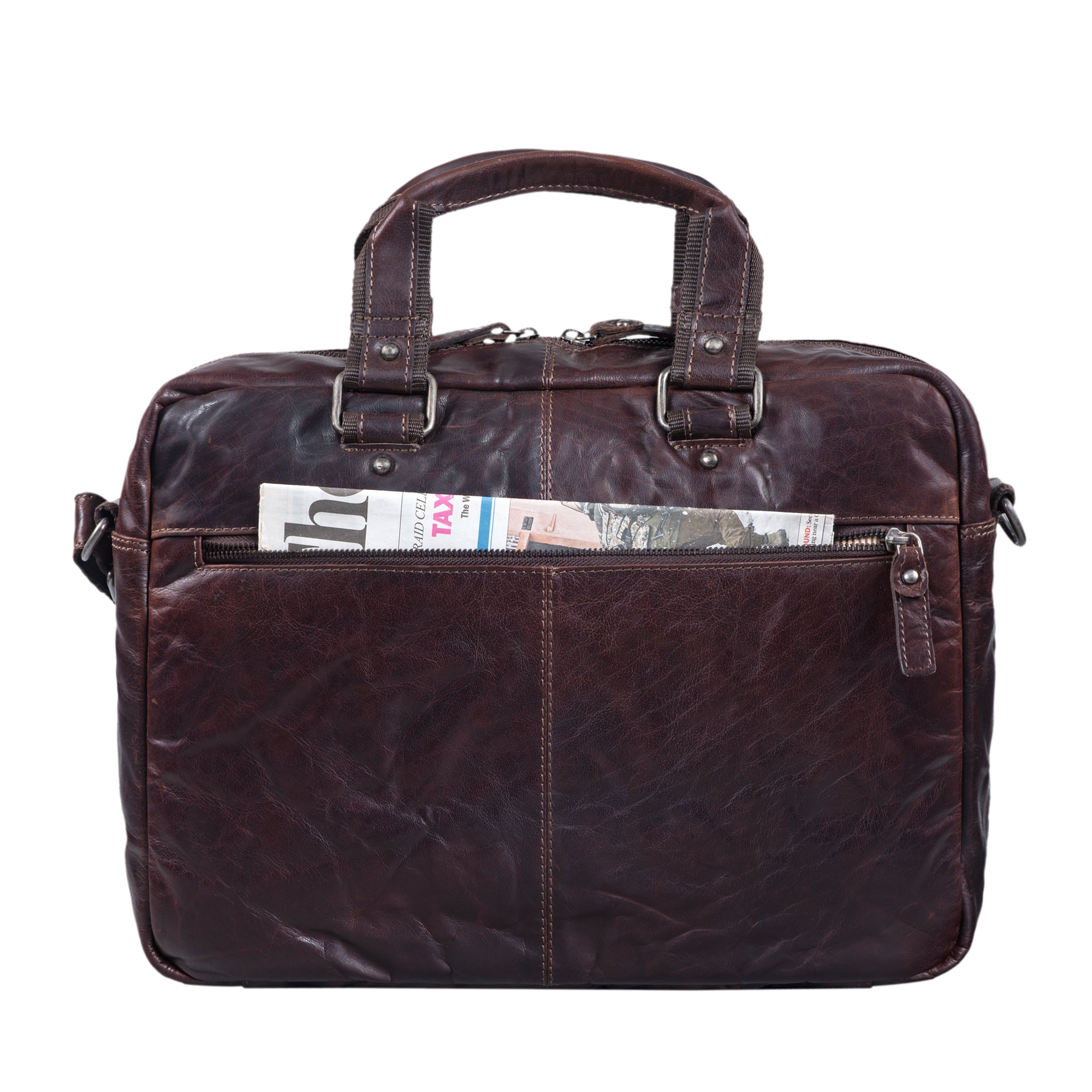 Leder Businesstasche Vintage braun