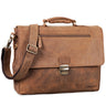 "Carter" vintage business-taske i læder, stor