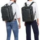 Business Rucksack Herren Damen Leder