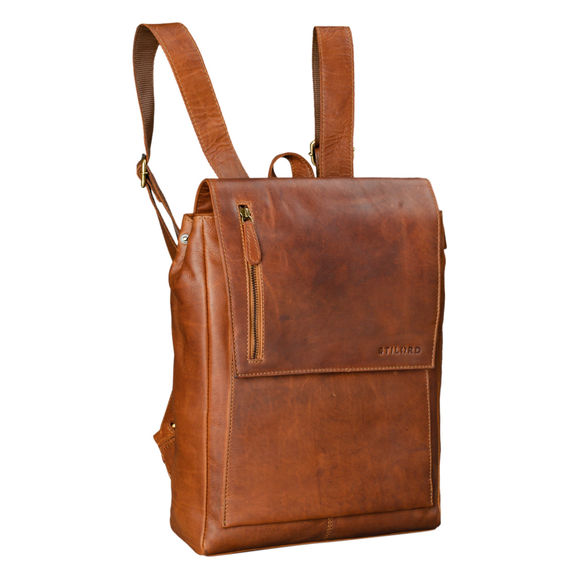 Leder Rucksack Herren Vintage
