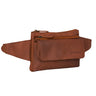 "Atlanta" vintage bum bag ægte læder