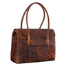 "Carrie" Stor Læder Shopper Taske til Kvinder Crossbody Bowling Bag