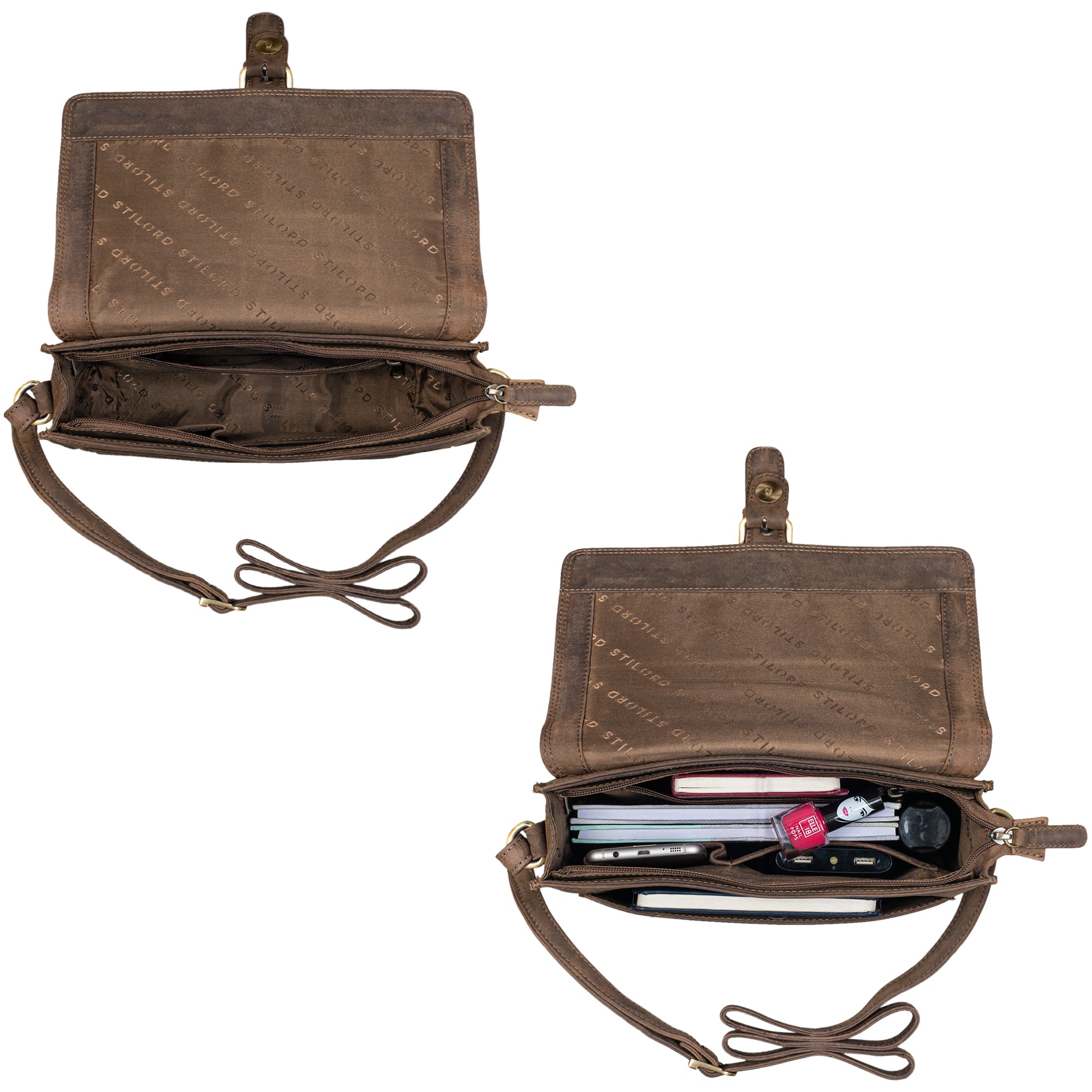 Crossbody Bag Damen Leder
