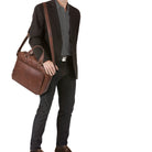 Ledertasche Herren Damen Echtleder