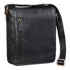 Vintage Ledertasche Herren schwarz