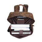 Leder Herren Rucksack Vintage groß