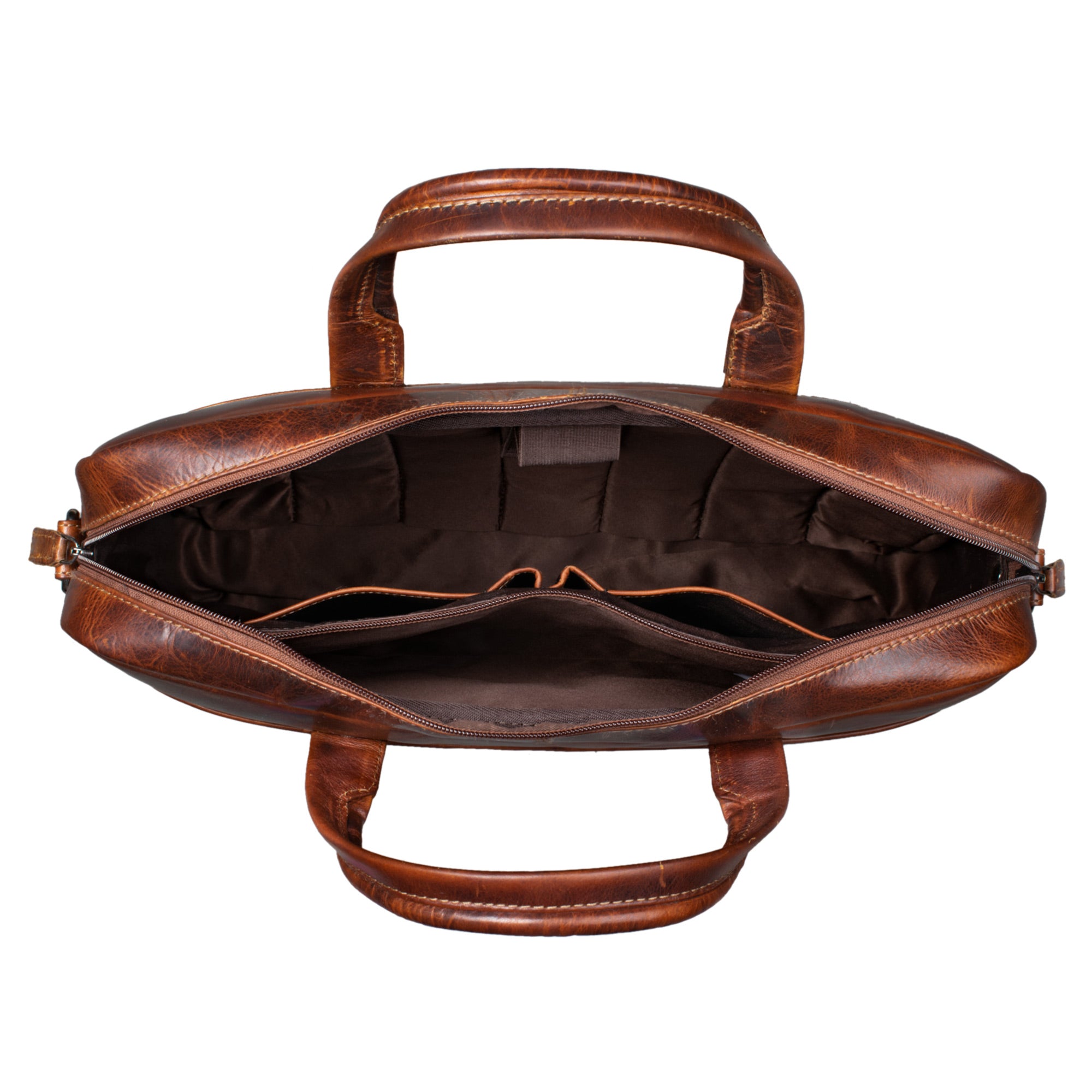 Leder Aktentasche 15.6 Zoll Laptoptasche