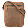 "Fox" Læder Herrentaske Vintage Messenger Taske Lille og Praktisk