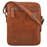 "Fox" Læder Herrentaske Vintage Messenger Taske Lille og Praktisk