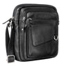 "Ryan" Lille Vintage Læder Skuldertaske Herrer 9 7 Tommer Crossbody