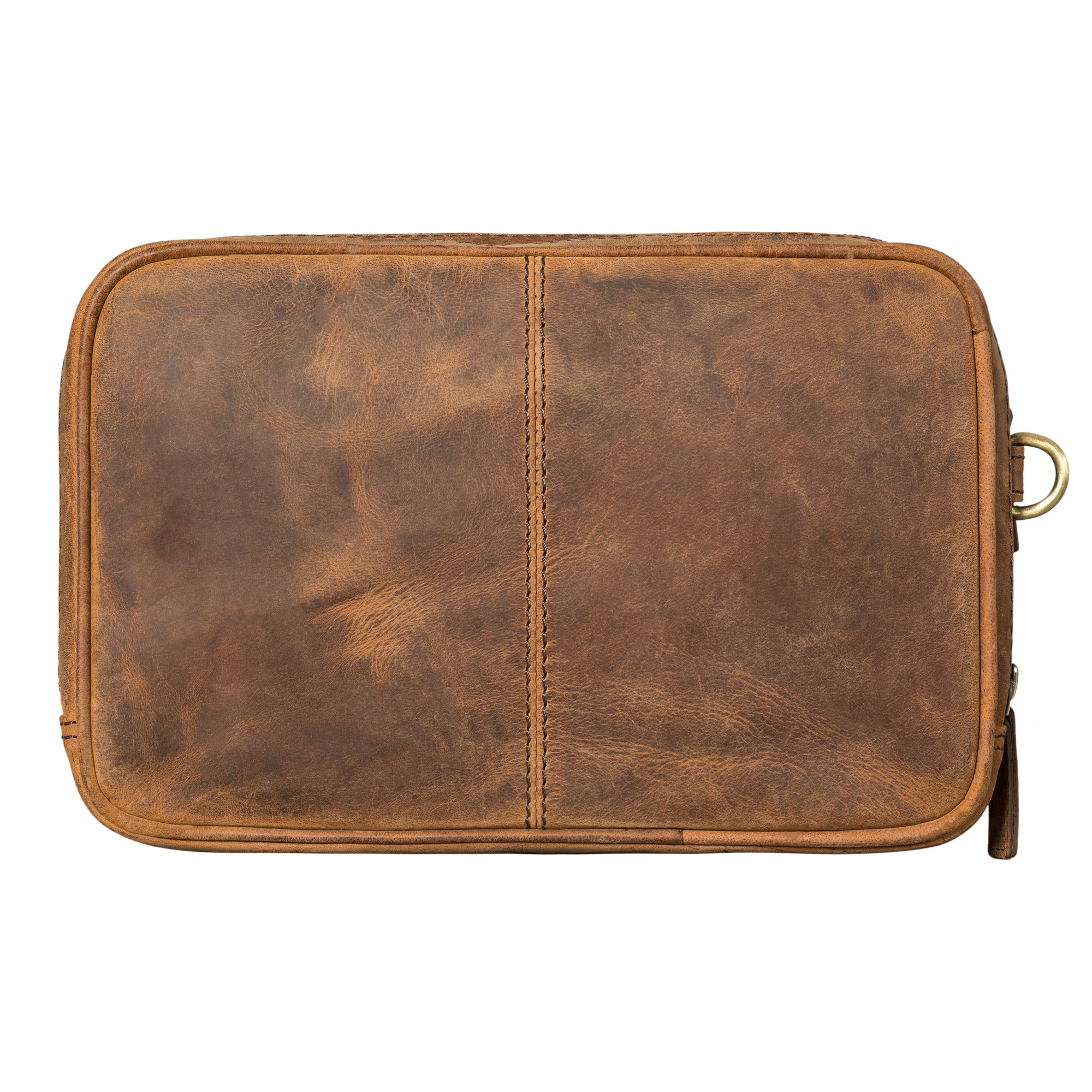 Hochwertige braune Ledertasche für Herren für Festivals oder Reisen
