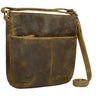 "Lucy" crossbody-taske i læder til damer