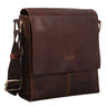 "Malte" Lille Messenger Bag Læder Skuldertaske til Mænd Vintage Stil