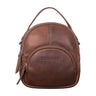 "Polina" Læder Mini Daypack XS Rygsæk Dame Lille City Backpack