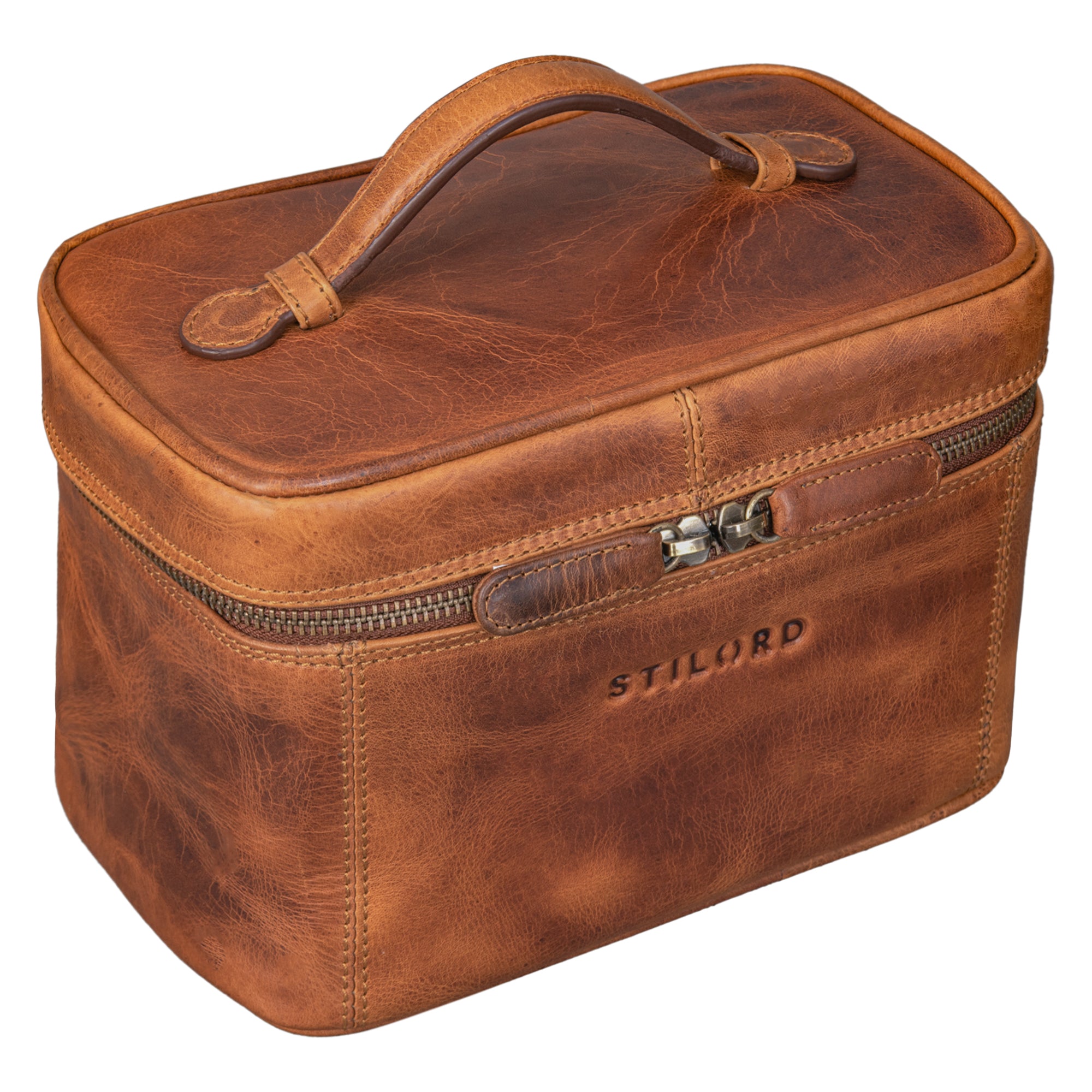 Kulturtasche Leder Herren Damen