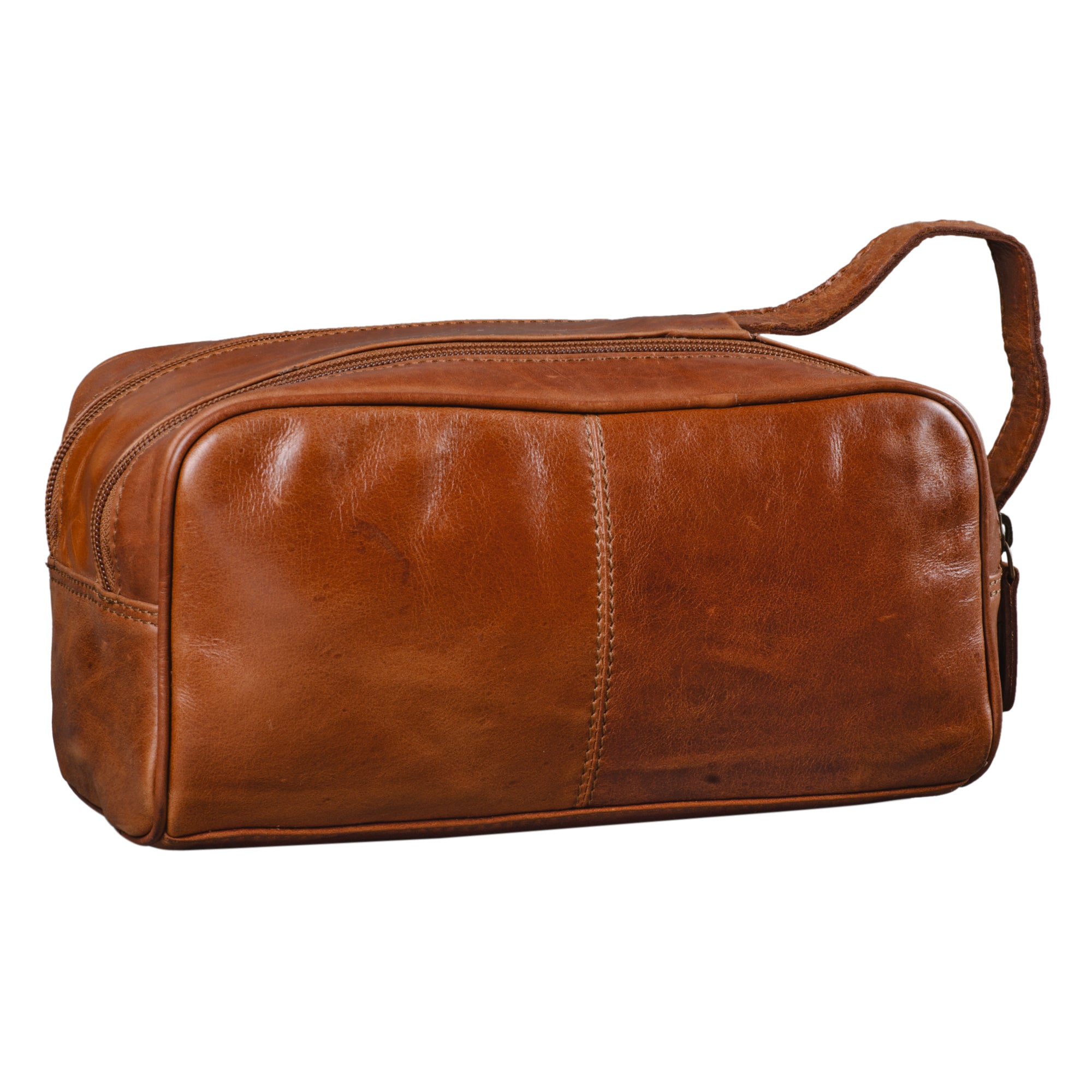 Reiseaccessoire Damen Leder Kulturtasche