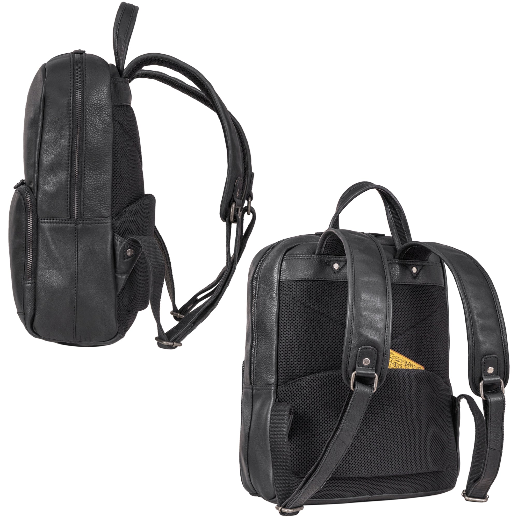 Damen Laptop Rucksack schwarz