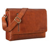 "Davis" Messenger Bag Læder 13" Laptop – Vintage Umhængtaske