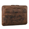 Herren Laptoptasche Leder 14 Zoll braun