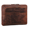 Herren Laptoptasche Leder 14 Zoll cognac