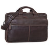 "Noan" Læder Aktetaske til Mænd Stor Business 15,6" Laptoptaske