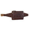 "Atlanta" vintage bum bag ægte læder