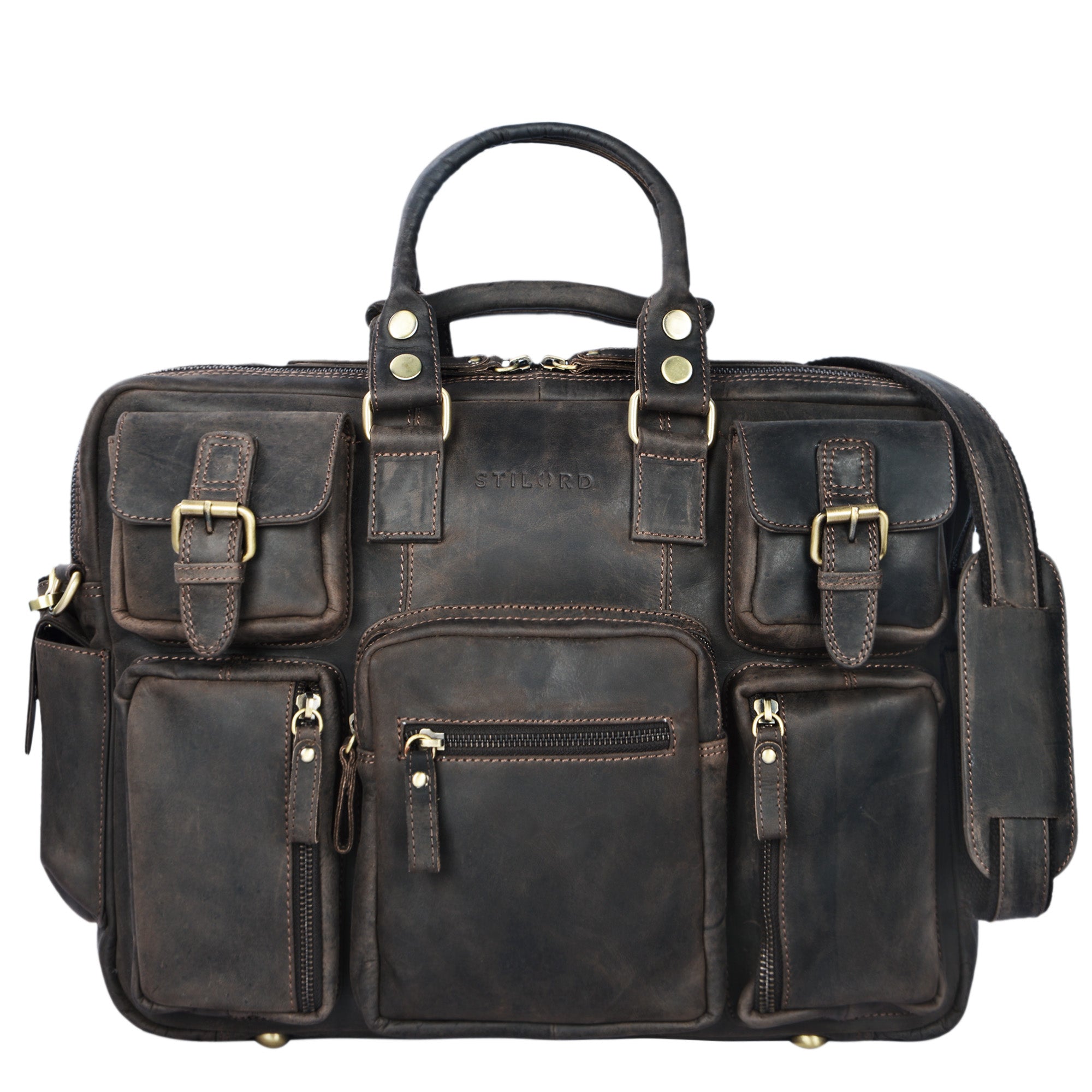 Vintage Ledertasche Lehrer College Bag