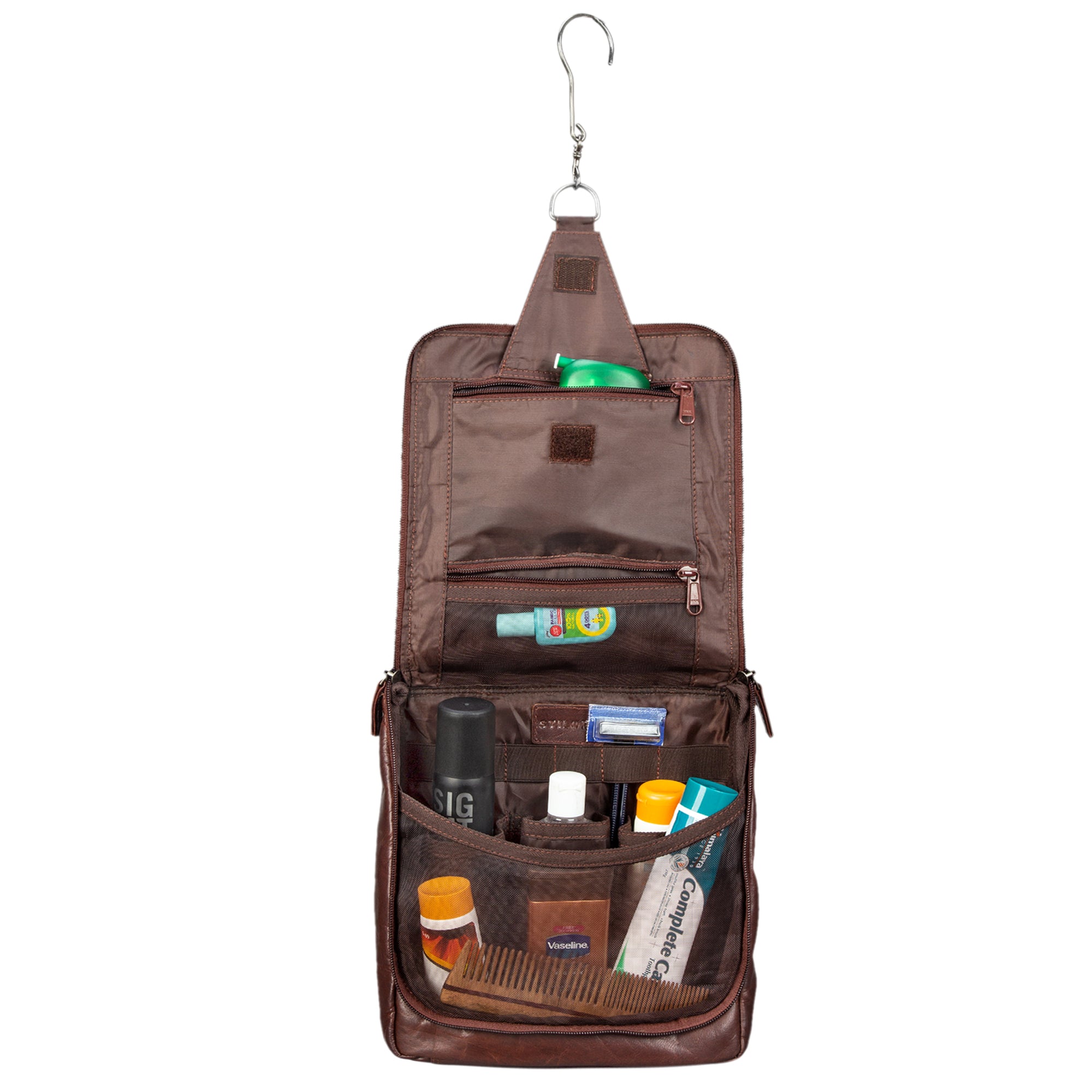 Schminktasche Echtleder