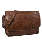Braune Leder Kuriertasche