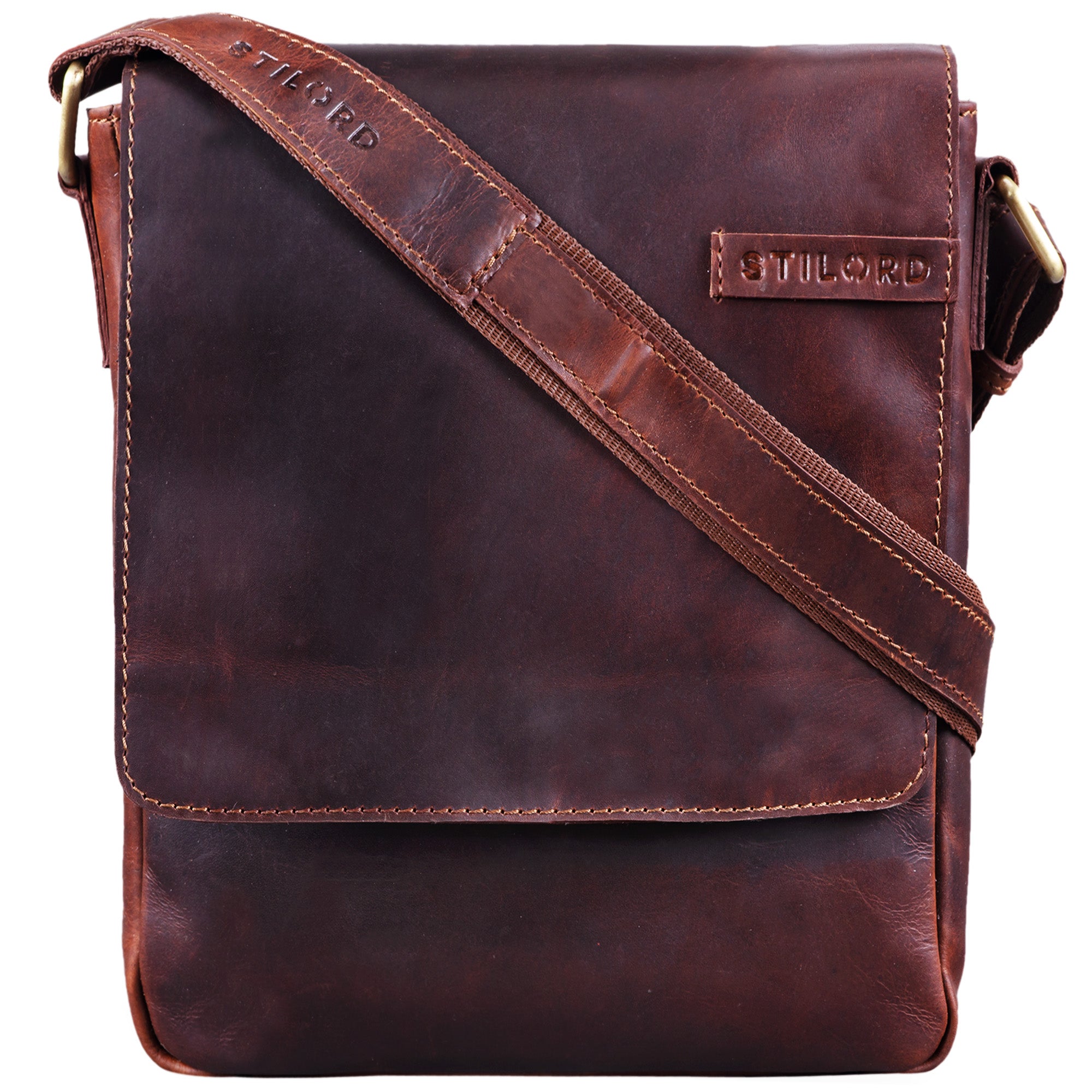 Messenger Bag Echtleder 10,1 Zoll