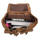 Vintage Laptop Rucksack 15.6 Zoll Leder