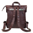 Großer Rucksack echtes Leder dunkel-braun