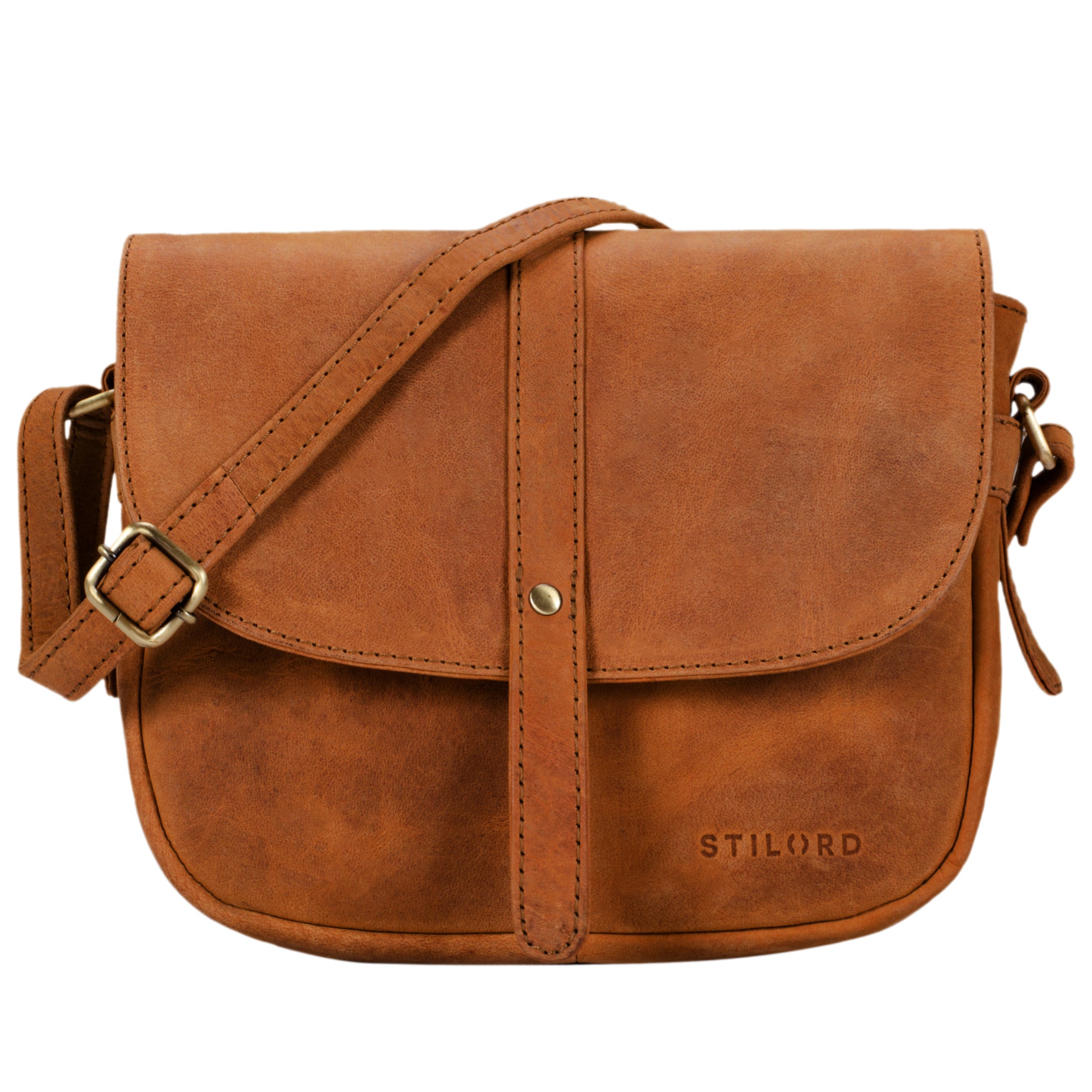 Vintage Umhängetasche Damen echtes Leder