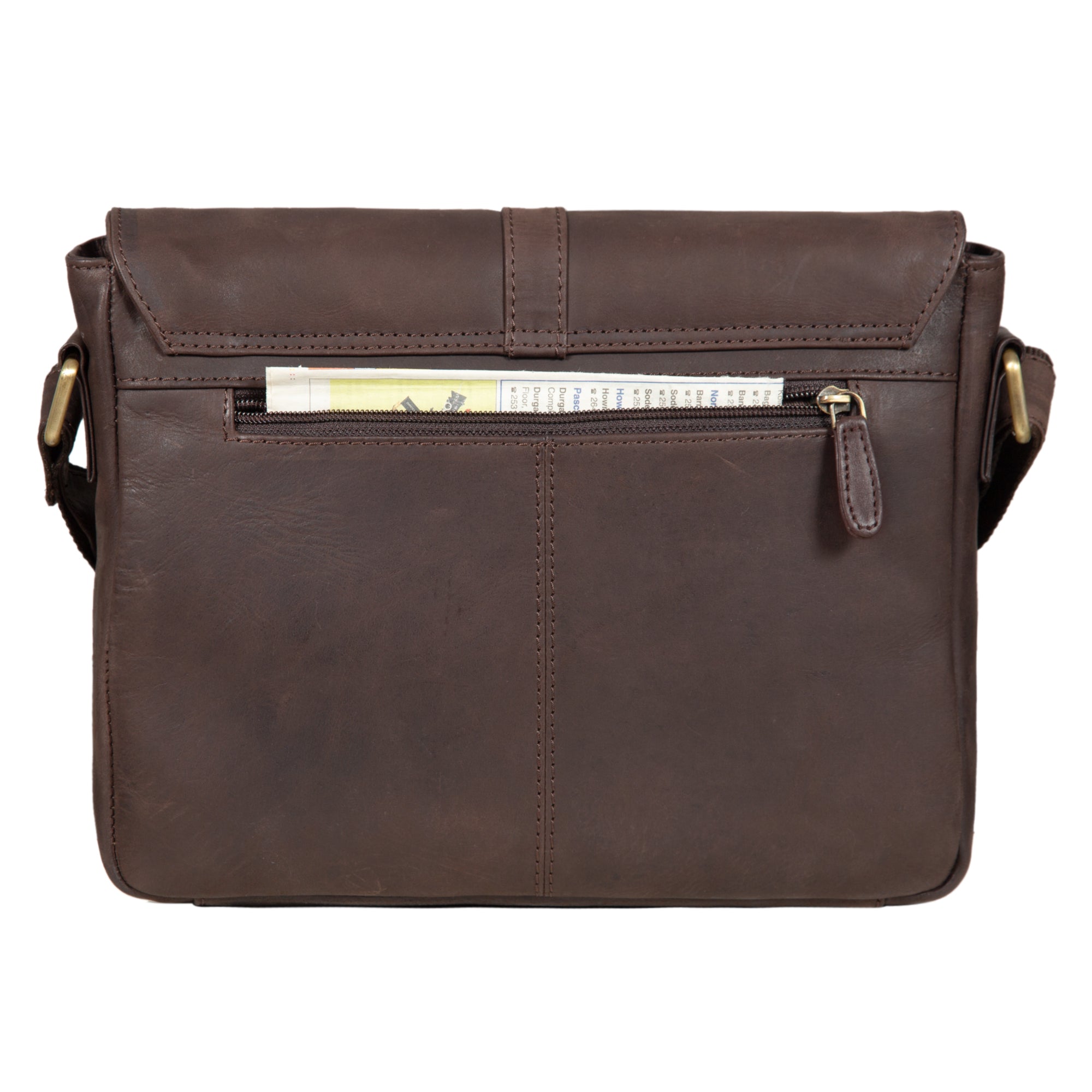 Ledertasche zum Umhängen braun