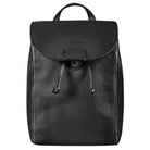 City Rucksack Damen Leder schwarz