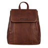 "Fiona" Læder Rygsæk Dame – Lille Vintage Daypack til Byen