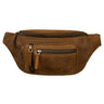 "Greg" bum bag / bæltetaske Ægte læder til mænd og kvinder Large