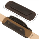 Schultertasche Ledergurt braun