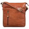 "Brady" Messenger Lædertaske Brun Lille Skuldertaske