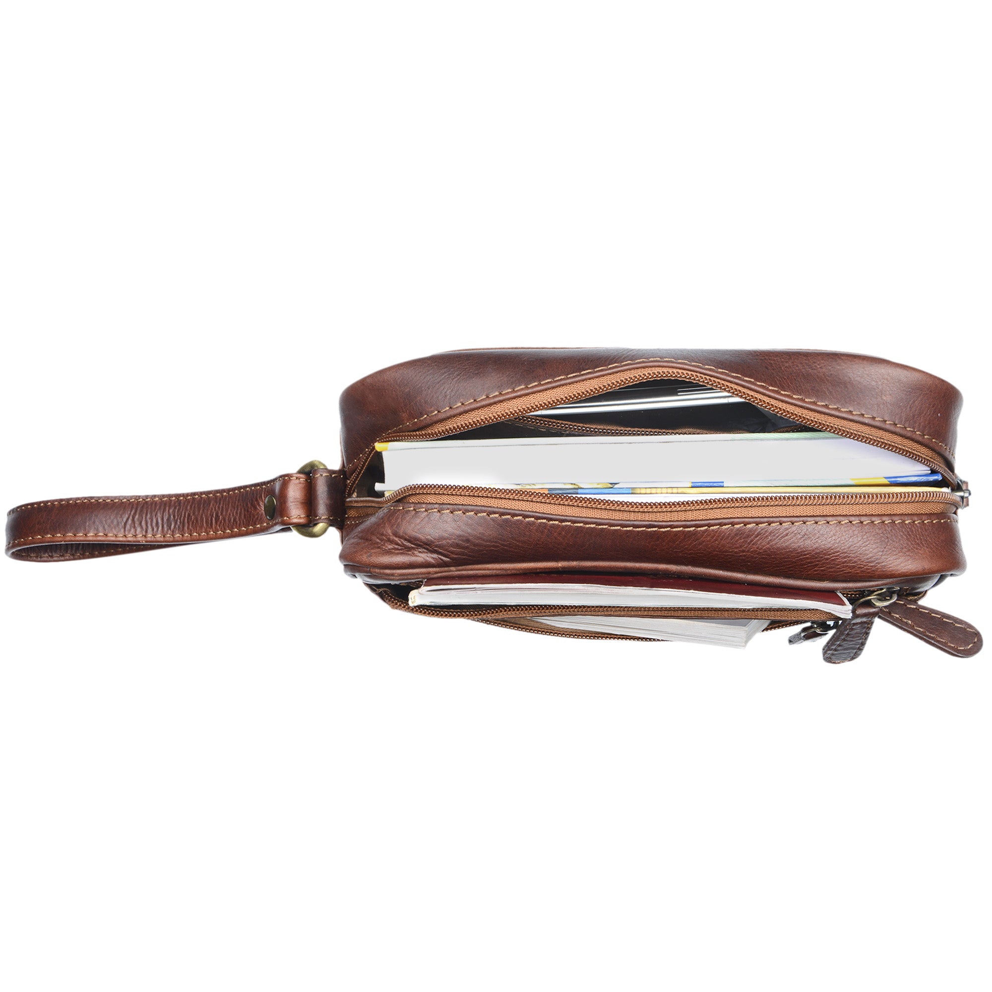 Kleine Ledertasche Herren