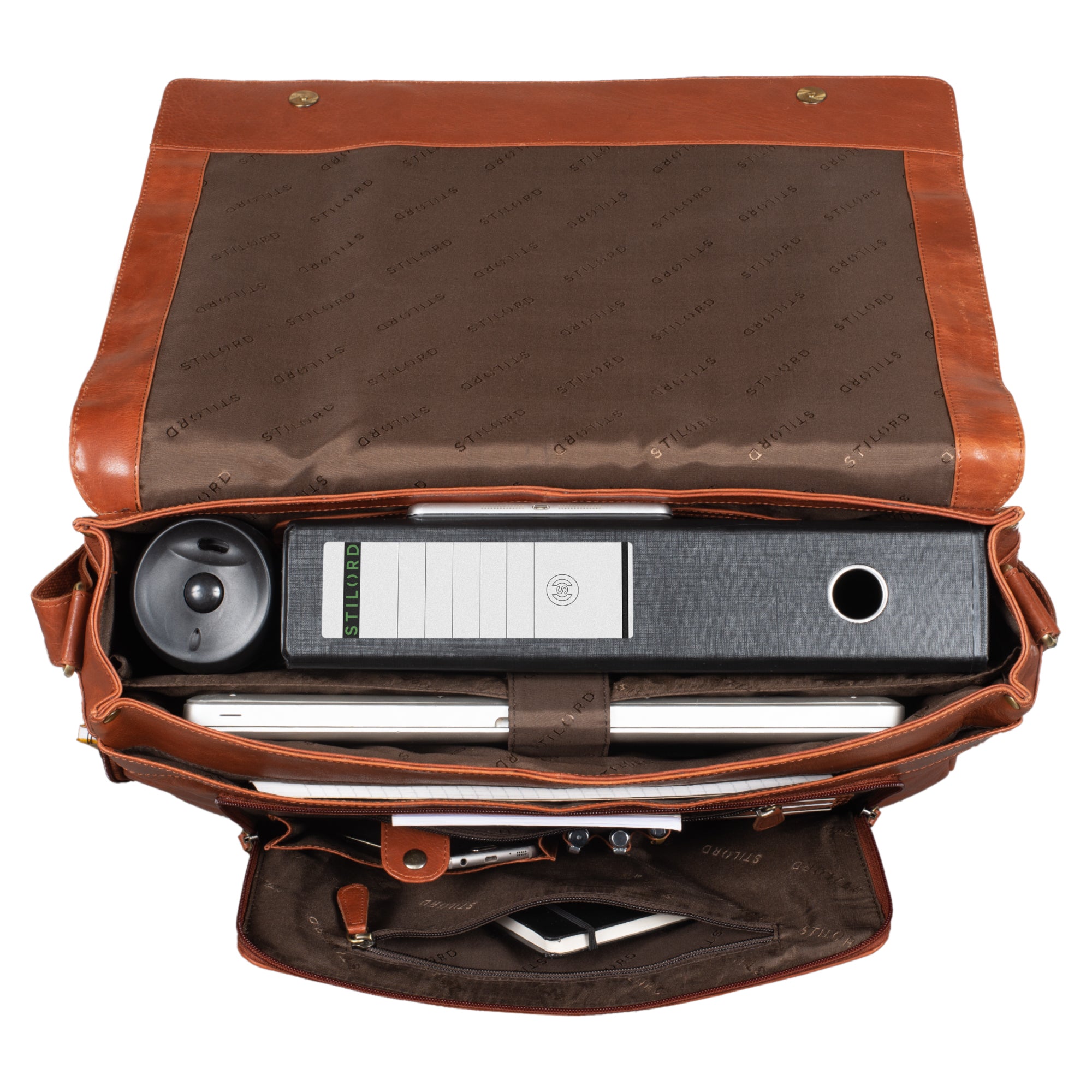 Leder Aktentasche Vintage