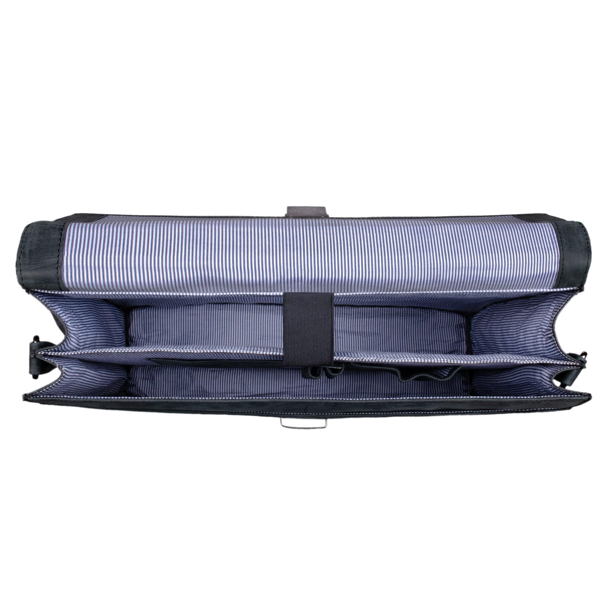 Klassische Lehrertasche Herren Retro schwarz