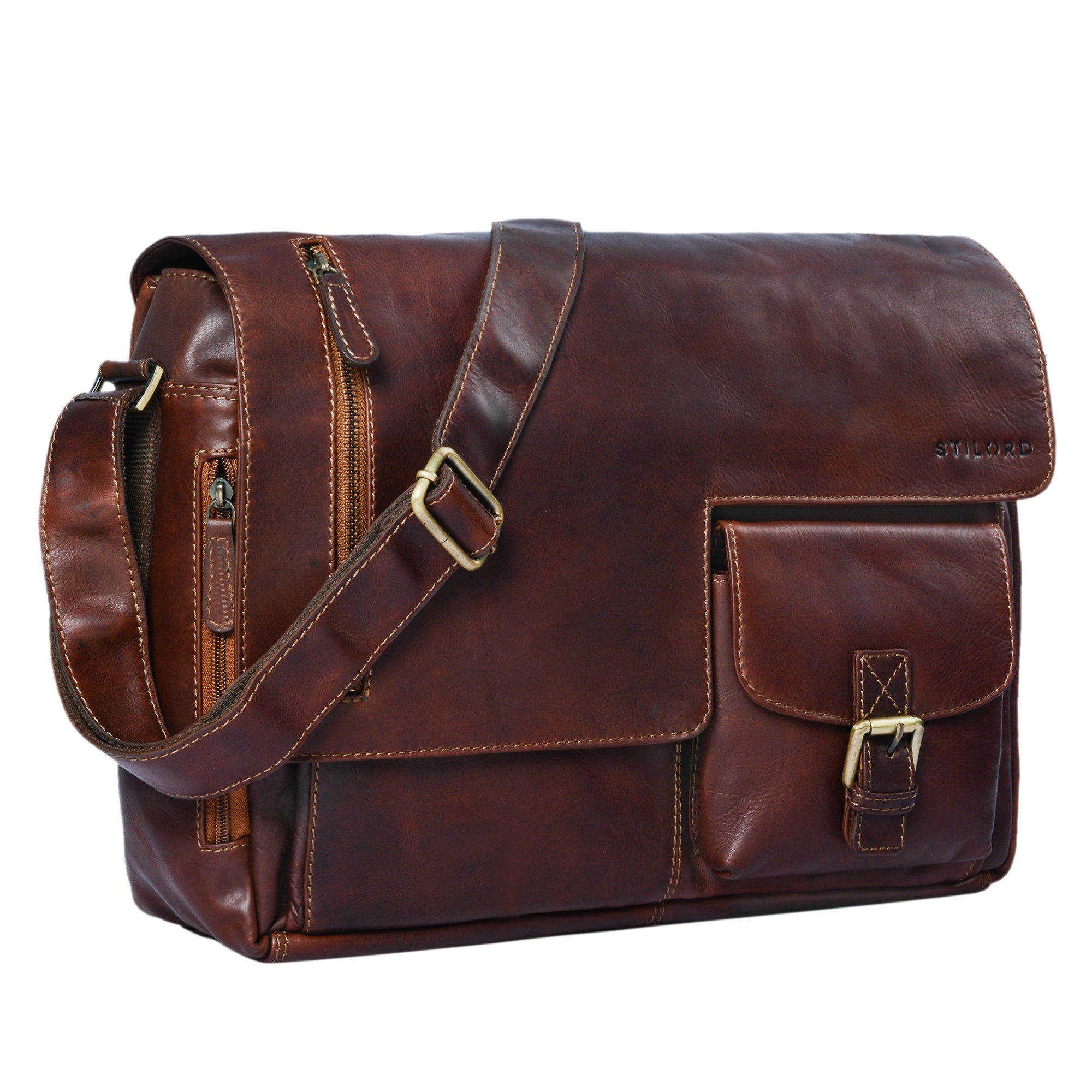 Vintage Ledertasche groß