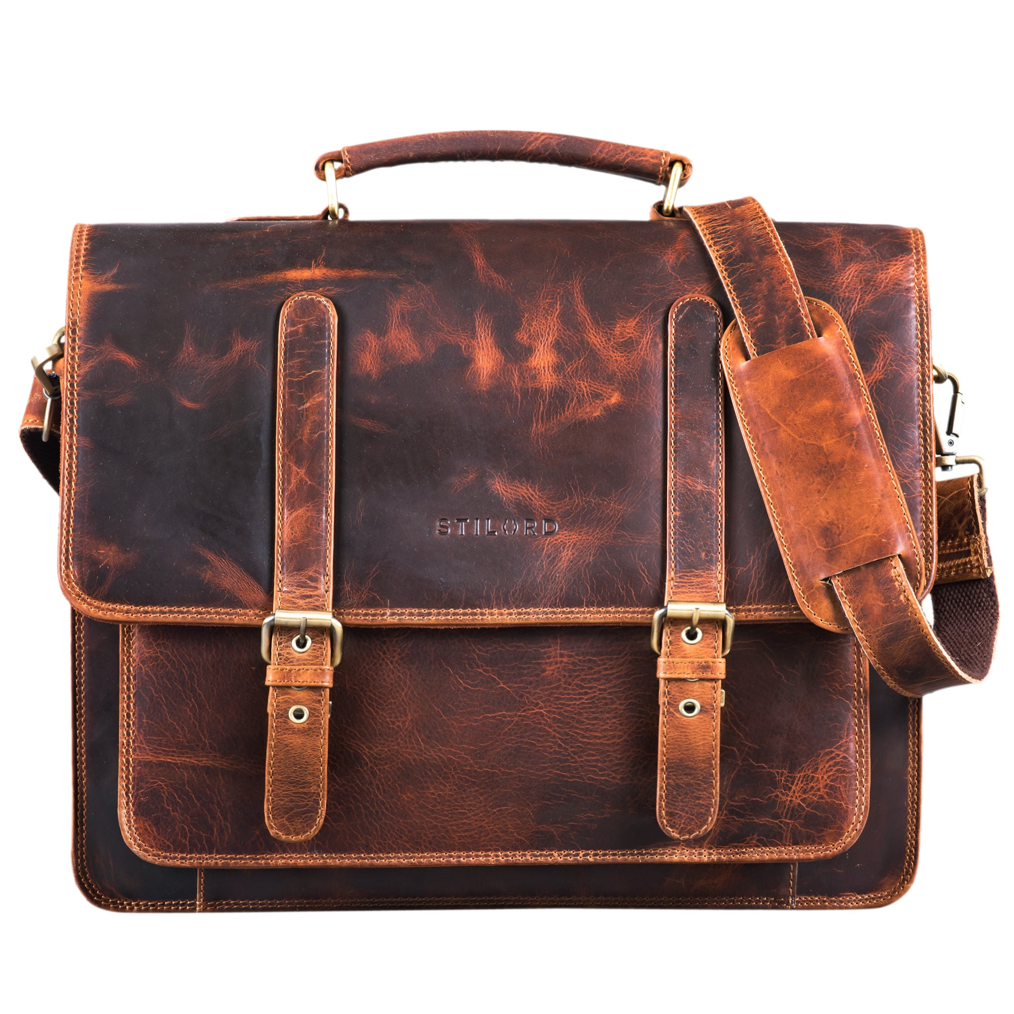 Vintage Lehrertasche Frauen Leder