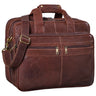 "Alexander" Læder Lærertaske Vintage med Laptoprum