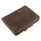 Aktenmappe Leder gross braun