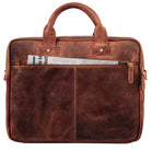 Braune Arbeitstasche aus Vintage Leder