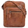 „Ringo“ Læder Skuldertaske Til Mænd Vintage Crossbody Taske