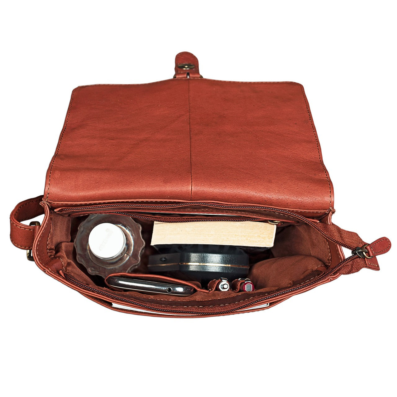 Herren Messenger Tasche echtes Leder