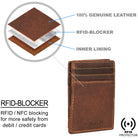 RFID Geldbörse Leder